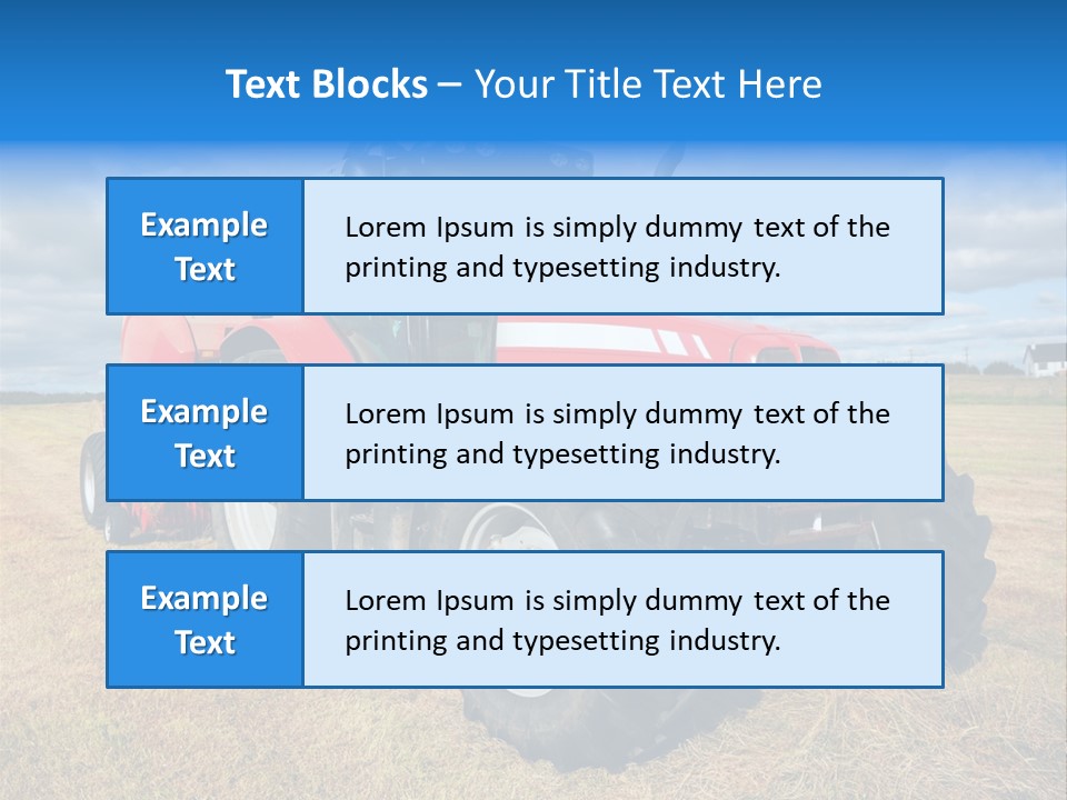Country Grass Harvest PowerPoint Template