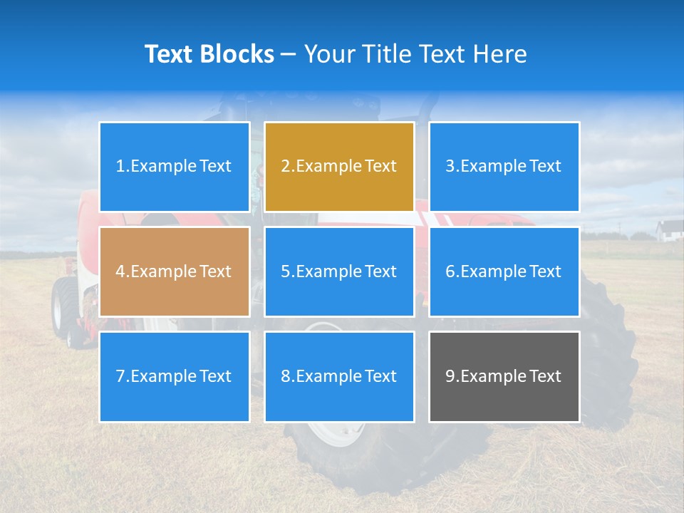 Country Grass Harvest PowerPoint Template