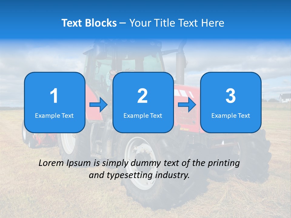 Country Grass Harvest PowerPoint Template