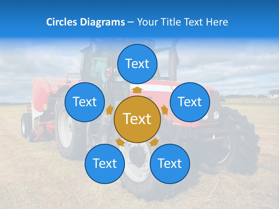 Country Grass Harvest PowerPoint Template