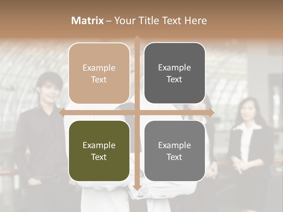 Executive Man Coworkers PowerPoint Template