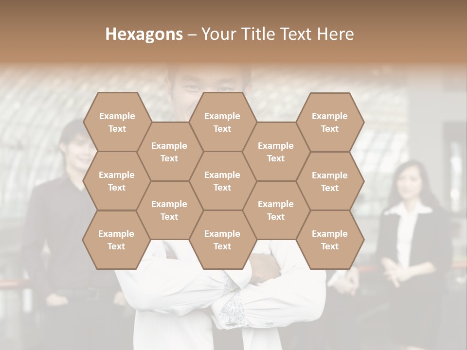 Executive Man Coworkers PowerPoint Template