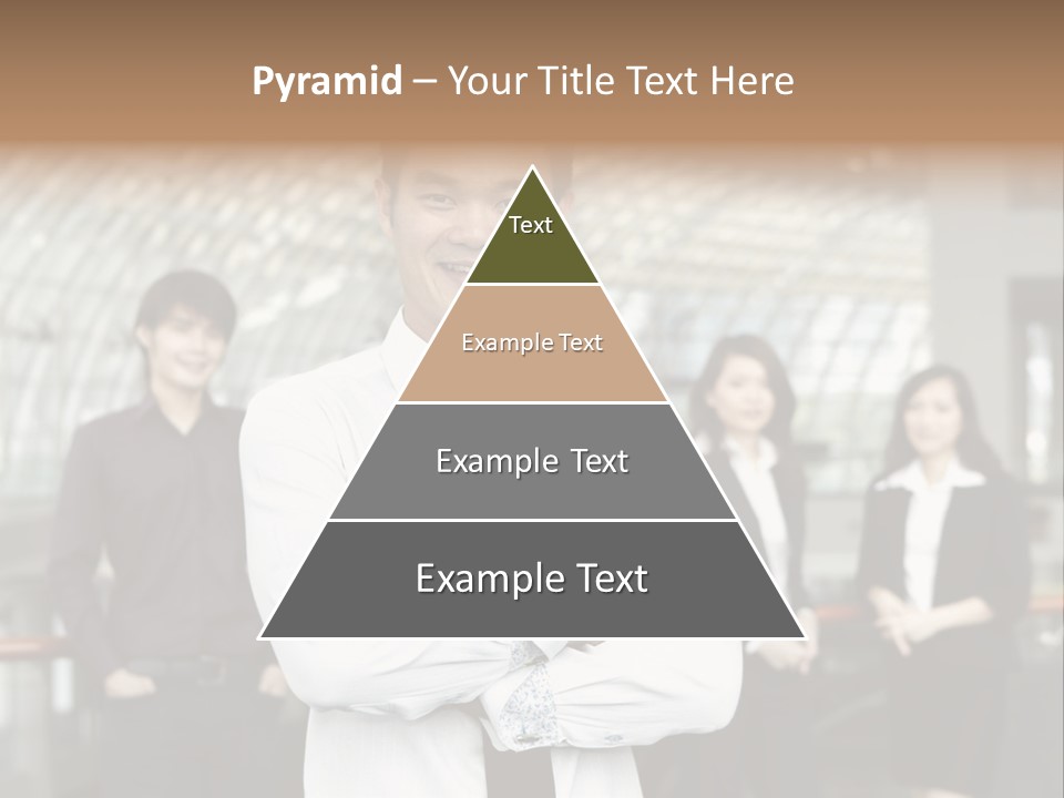 Executive Man Coworkers PowerPoint Template