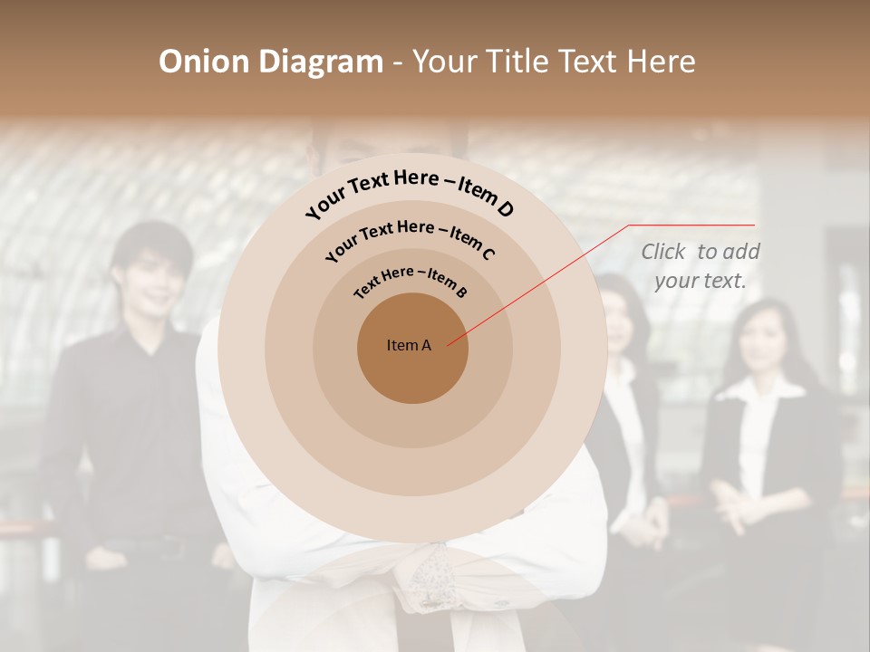 Executive Man Coworkers PowerPoint Template