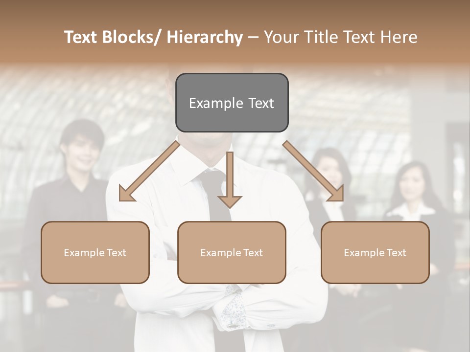 Executive Man Coworkers PowerPoint Template