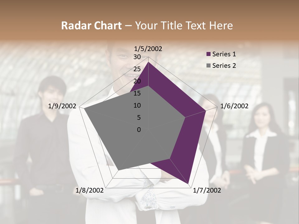 Executive Man Coworkers PowerPoint Template