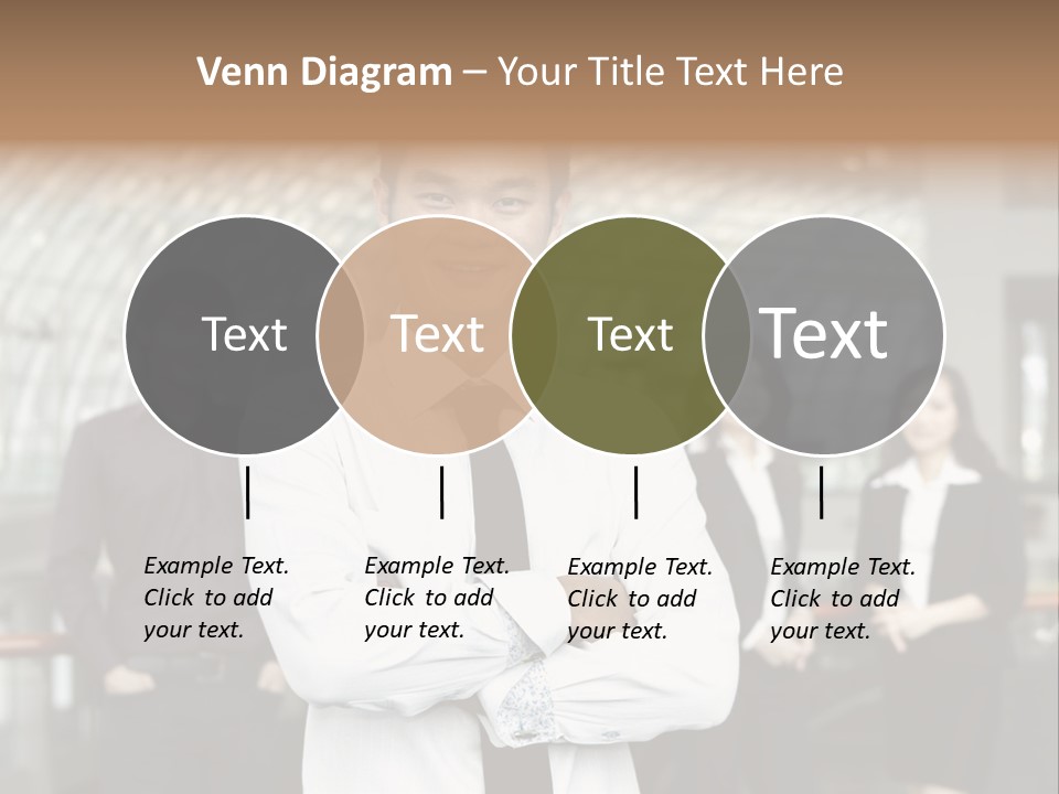 Executive Man Coworkers PowerPoint Template