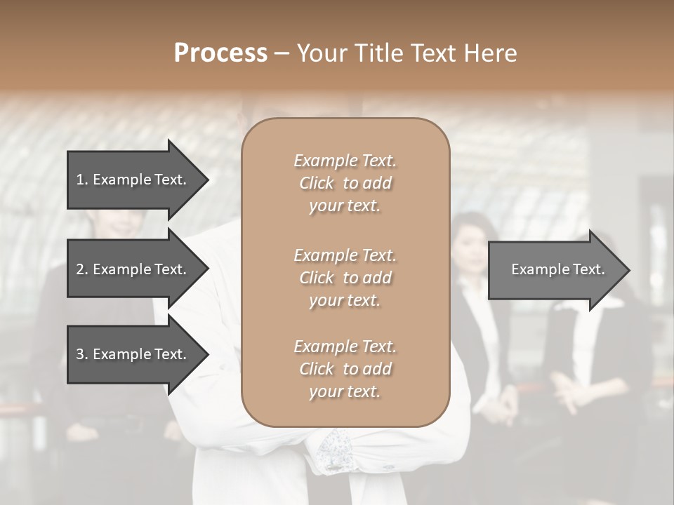 Executive Man Coworkers PowerPoint Template