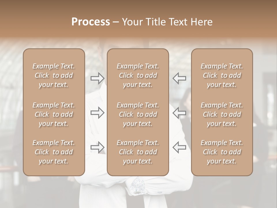 Executive Man Coworkers PowerPoint Template
