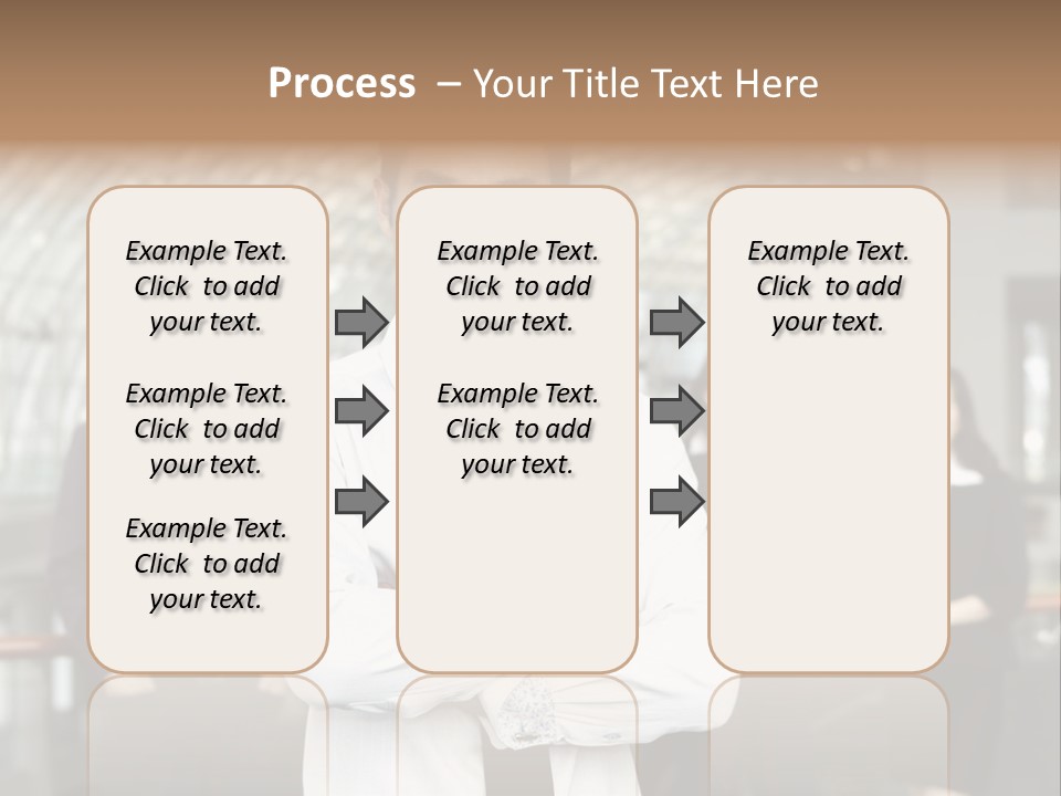 Executive Man Coworkers PowerPoint Template