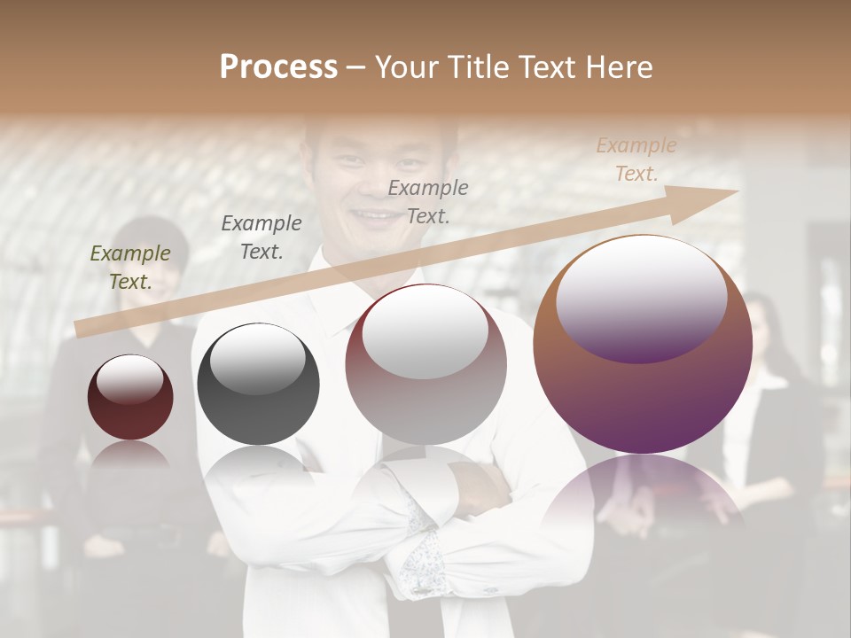 Executive Man Coworkers PowerPoint Template