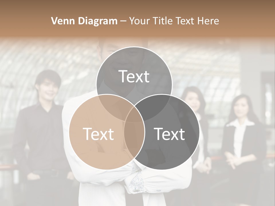 Executive Man Coworkers PowerPoint Template