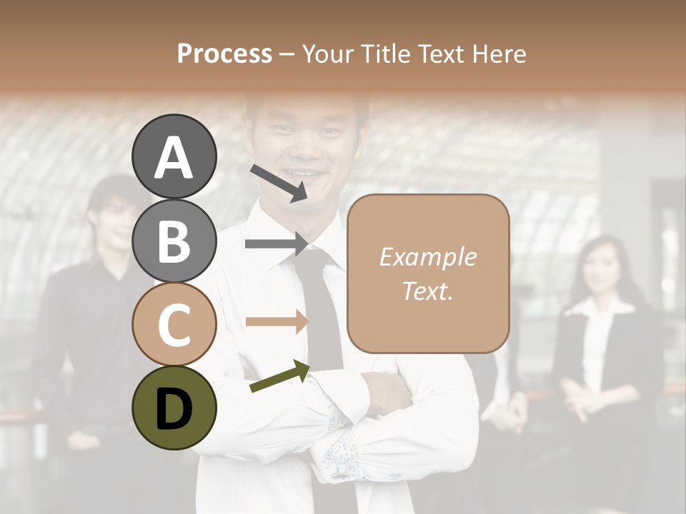 Executive Man Coworkers PowerPoint Template