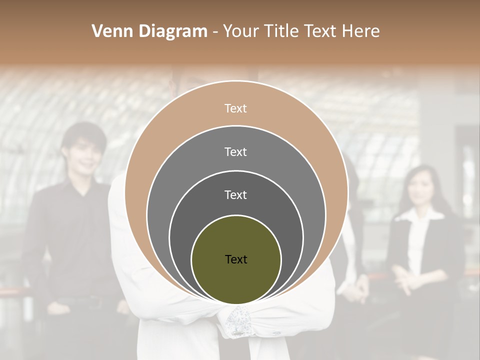 Executive Man Coworkers PowerPoint Template