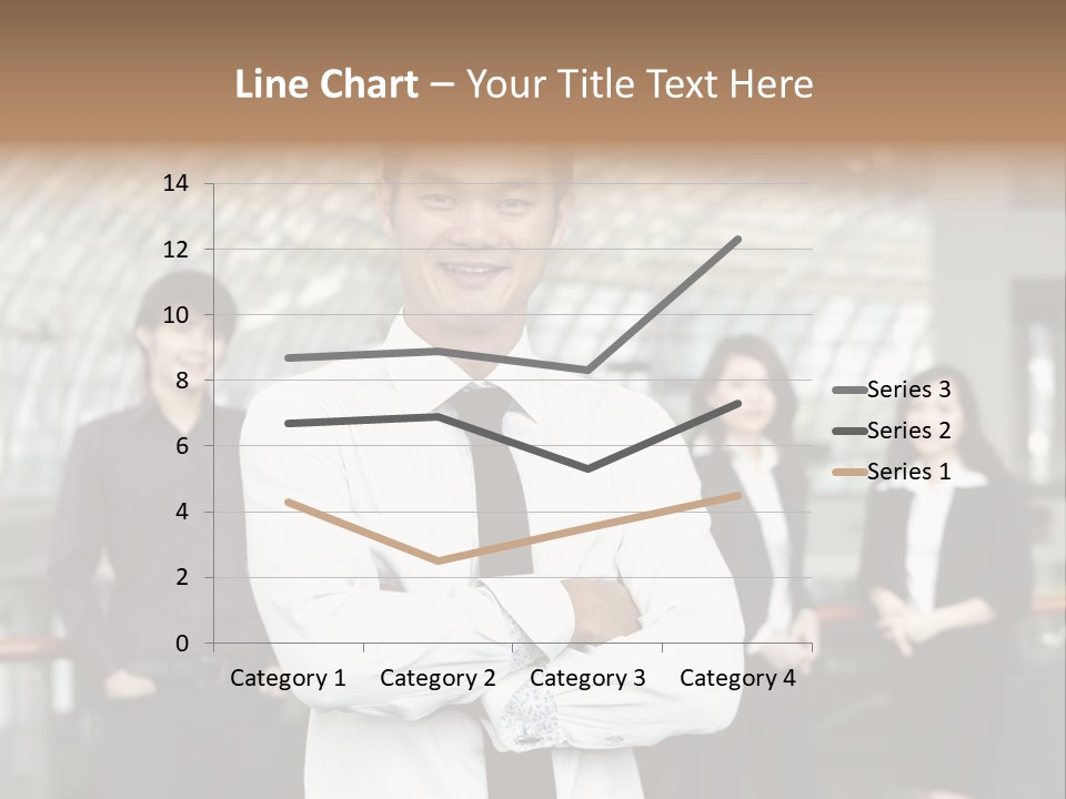 Executive Man Coworkers PowerPoint Template