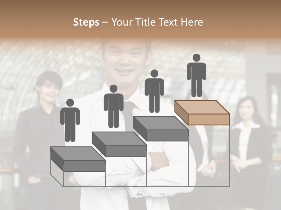 Executive Man Coworkers PowerPoint Template
