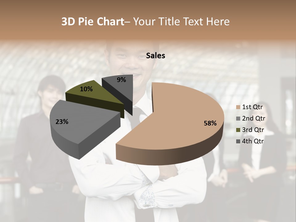 Executive Man Coworkers PowerPoint Template