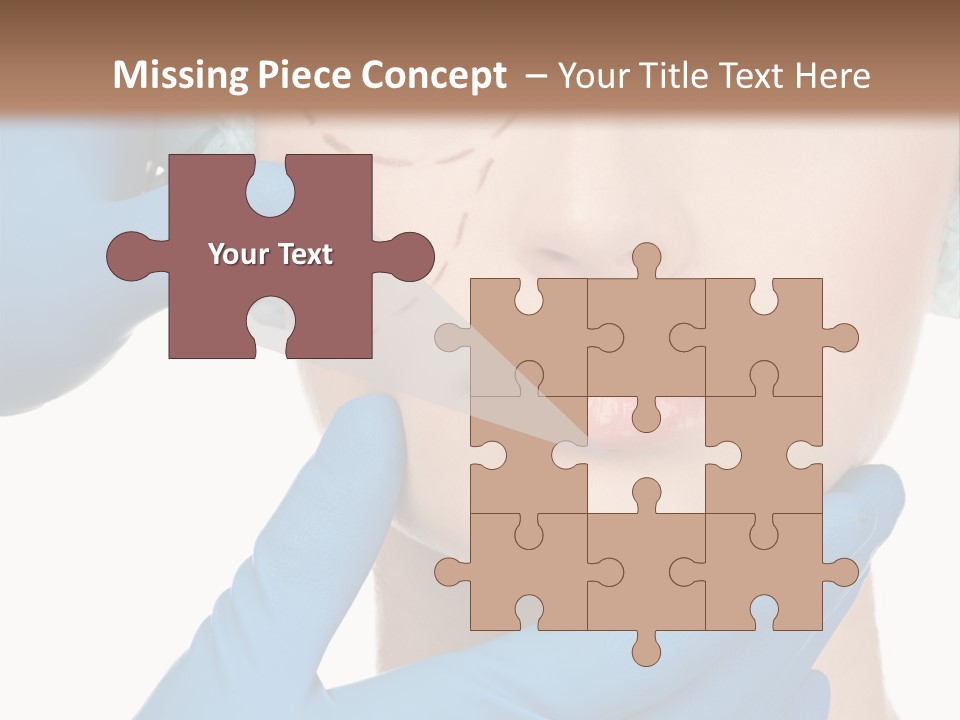 Isolated Body Cute PowerPoint Template