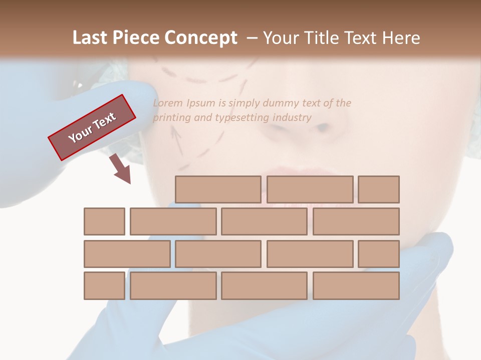 Isolated Body Cute PowerPoint Template