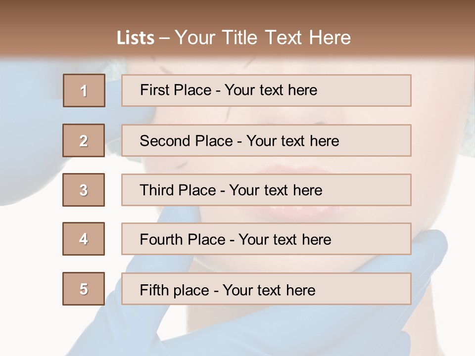 Isolated Body Cute PowerPoint Template