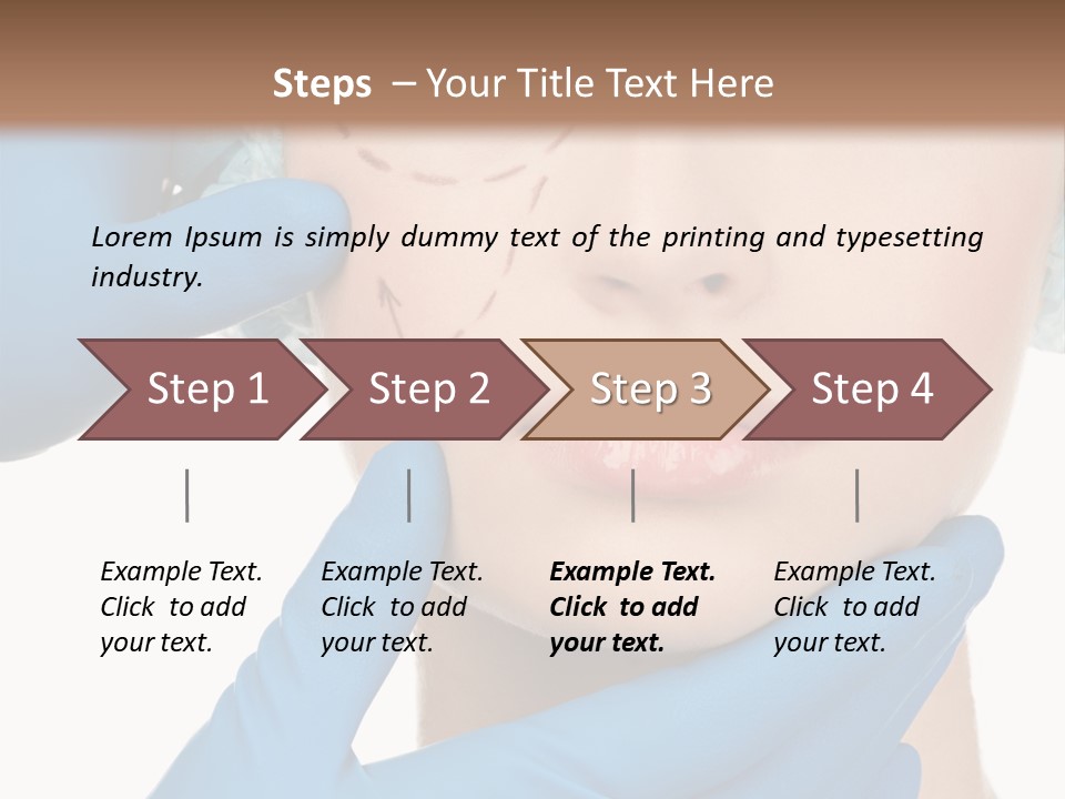 Isolated Body Cute PowerPoint Template