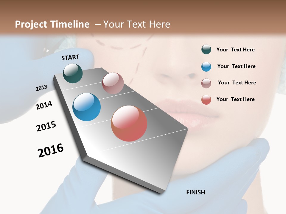 Isolated Body Cute PowerPoint Template