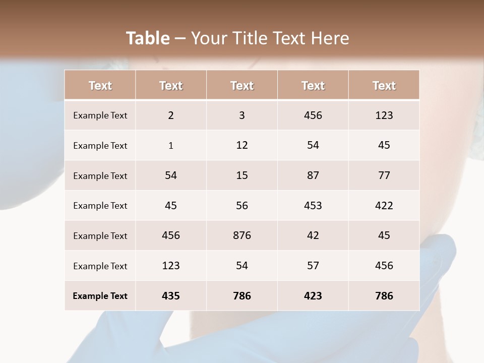 Isolated Body Cute PowerPoint Template