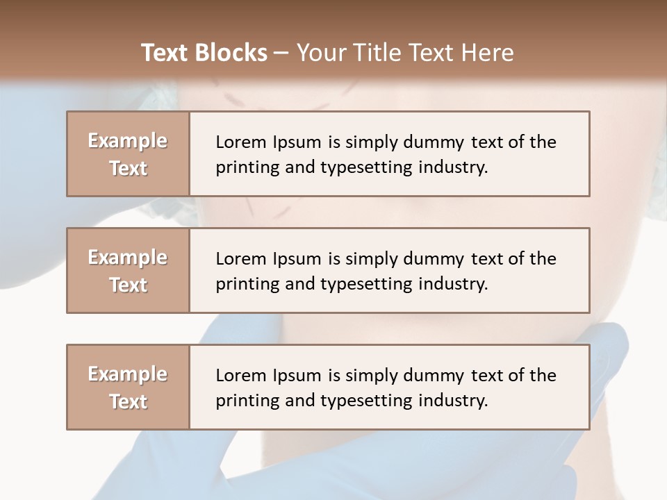 Isolated Body Cute PowerPoint Template