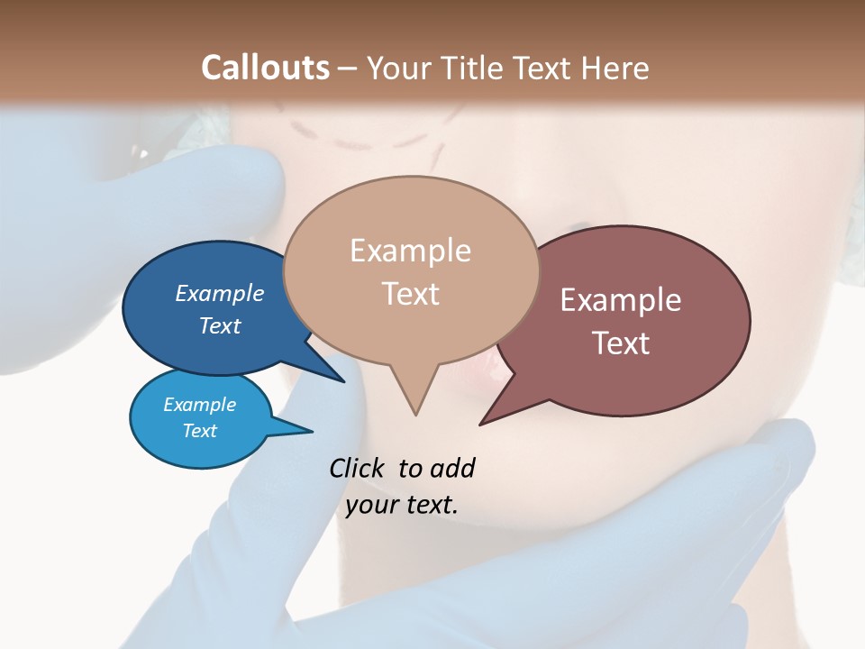 Isolated Body Cute PowerPoint Template