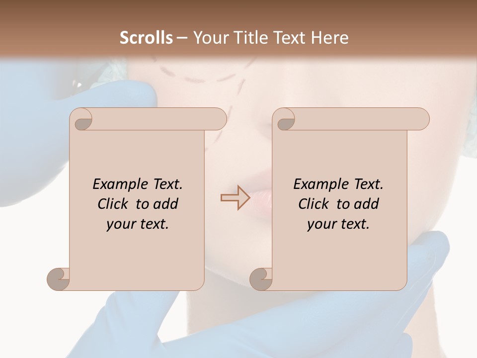 Isolated Body Cute PowerPoint Template