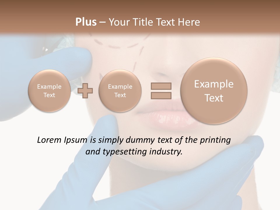Isolated Body Cute PowerPoint Template