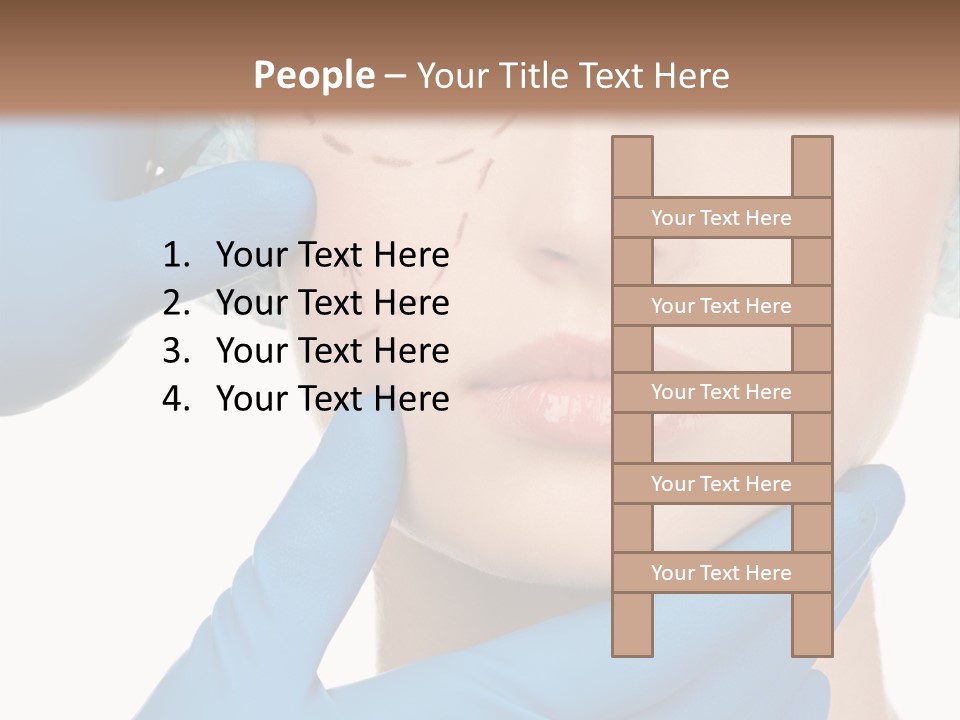 Isolated Body Cute PowerPoint Template