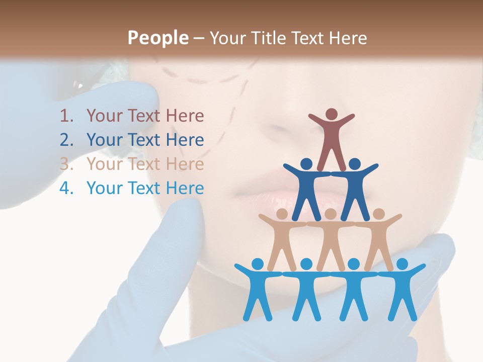 Isolated Body Cute PowerPoint Template