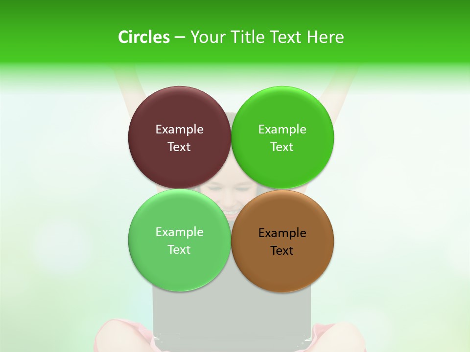 Computer Cheerful Outdoor PowerPoint Template