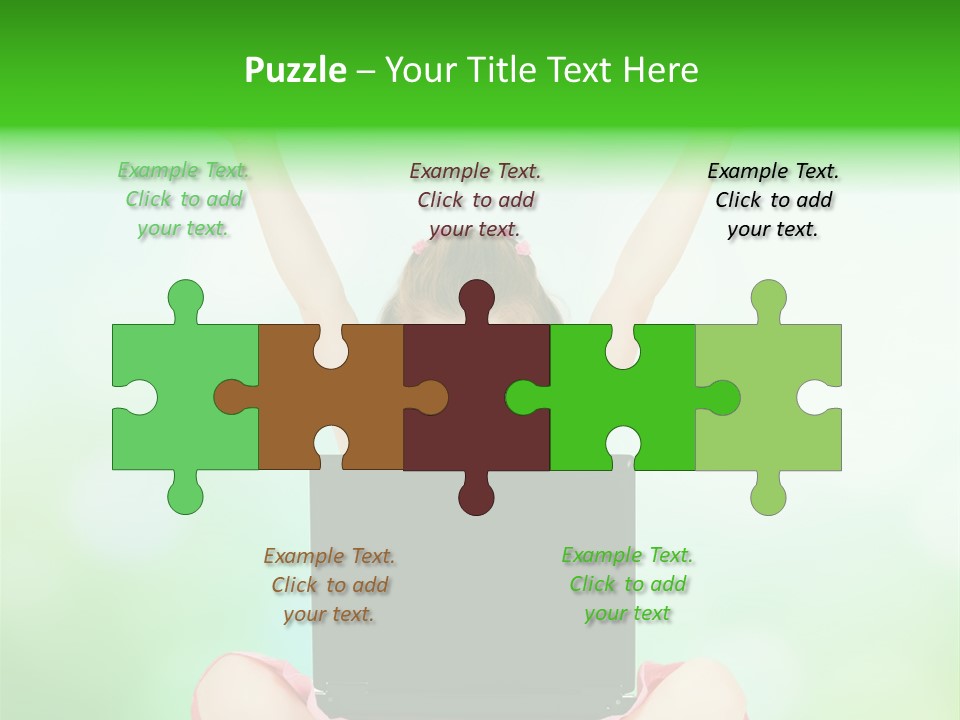 Computer Cheerful Outdoor PowerPoint Template