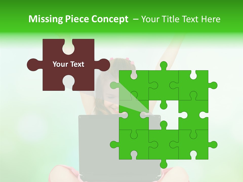 Computer Cheerful Outdoor PowerPoint Template