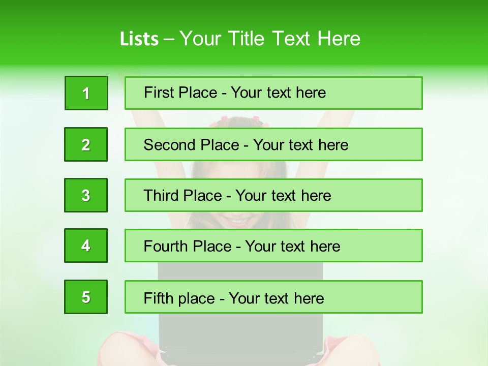 Computer Cheerful Outdoor PowerPoint Template