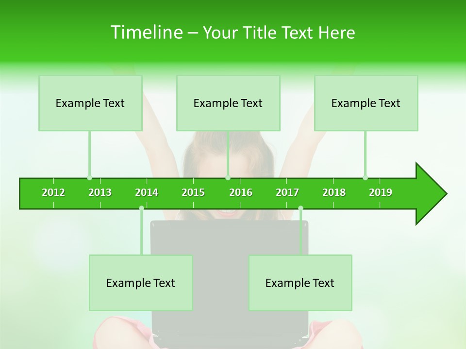 Computer Cheerful Outdoor PowerPoint Template