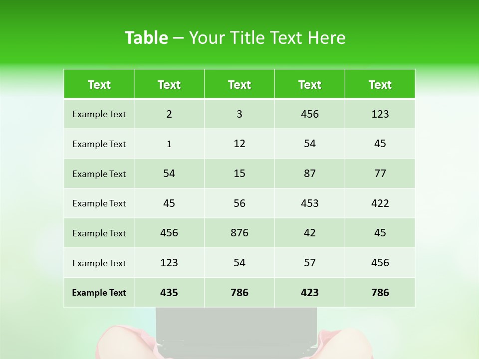 Computer Cheerful Outdoor PowerPoint Template