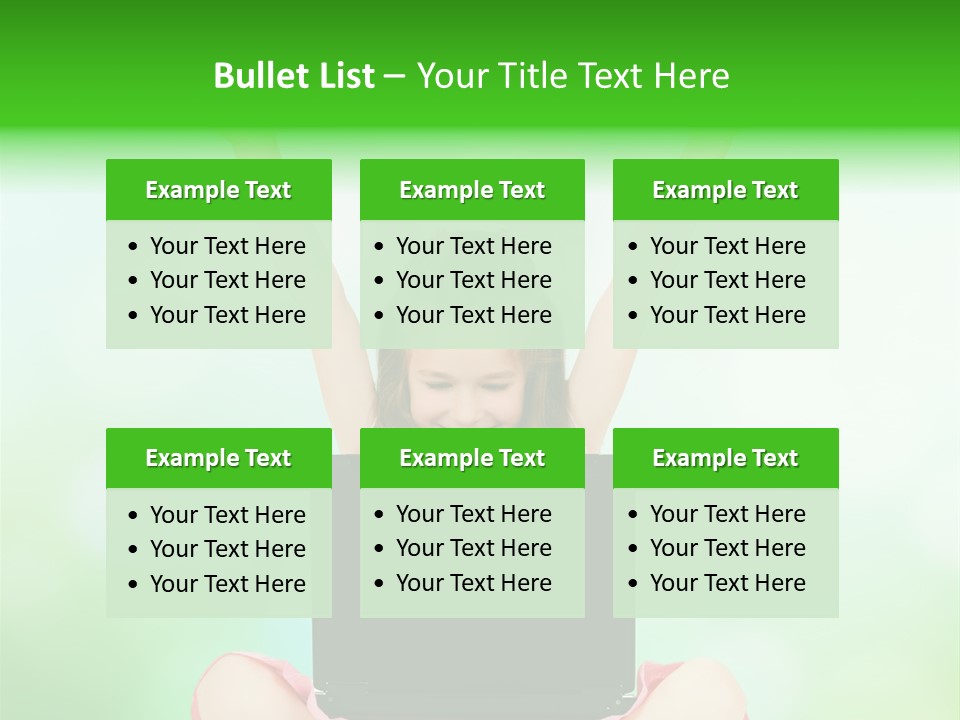 Computer Cheerful Outdoor PowerPoint Template