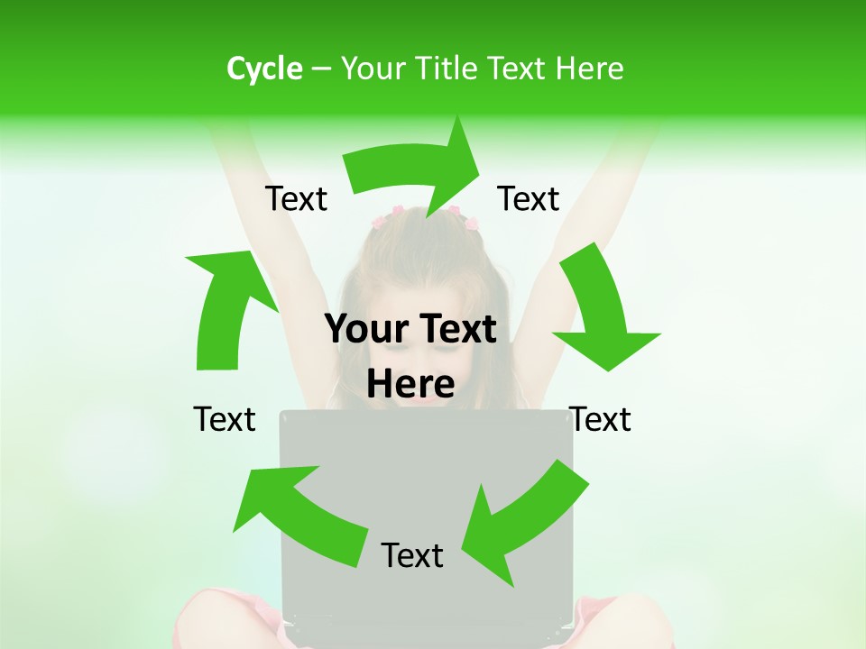 Computer Cheerful Outdoor PowerPoint Template