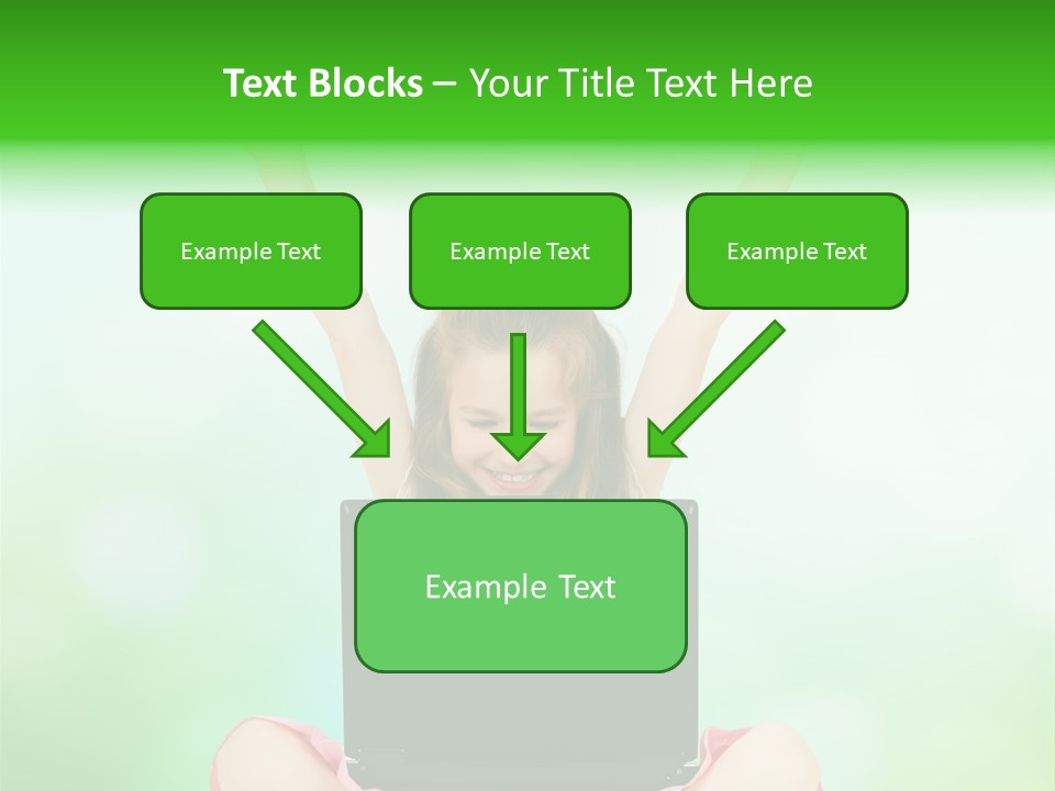 Computer Cheerful Outdoor PowerPoint Template