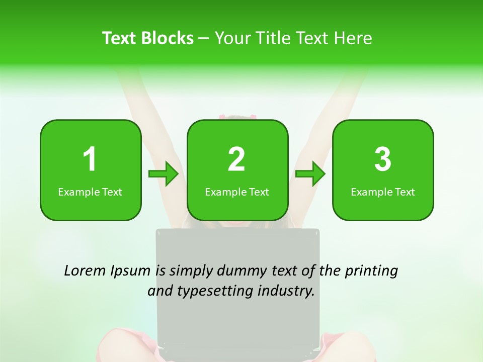 Computer Cheerful Outdoor PowerPoint Template