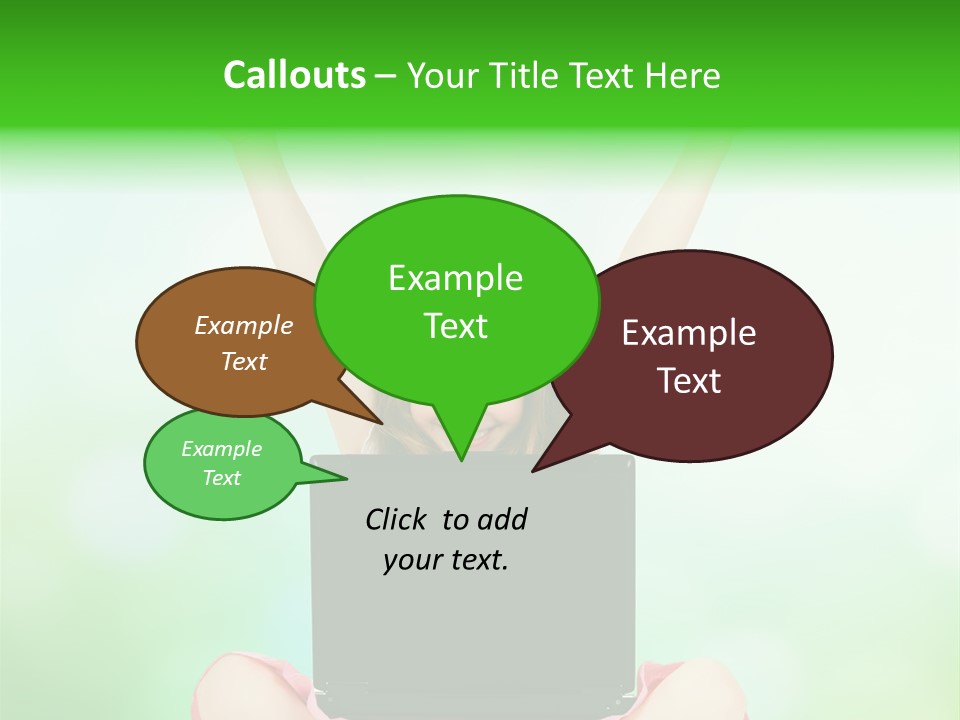 Computer Cheerful Outdoor PowerPoint Template