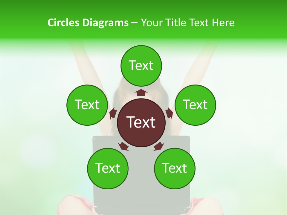 Computer Cheerful Outdoor PowerPoint Template