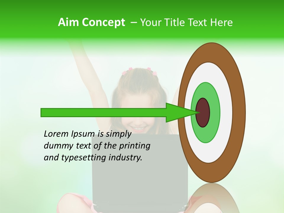 Computer Cheerful Outdoor PowerPoint Template