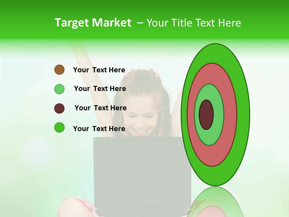 Computer Cheerful Outdoor PowerPoint Template