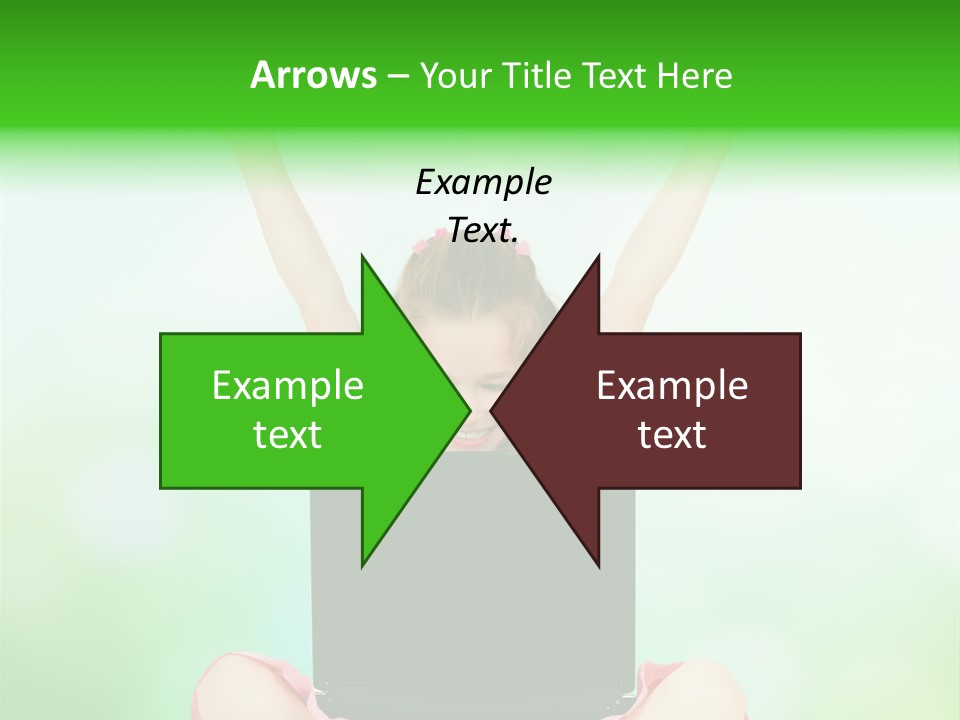 Computer Cheerful Outdoor PowerPoint Template