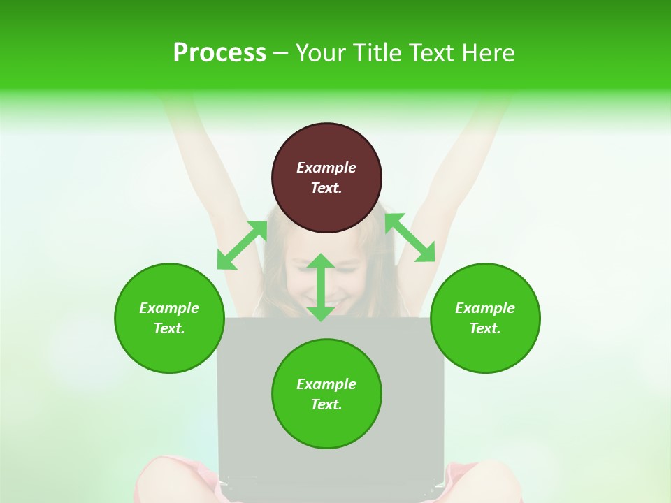 Computer Cheerful Outdoor PowerPoint Template