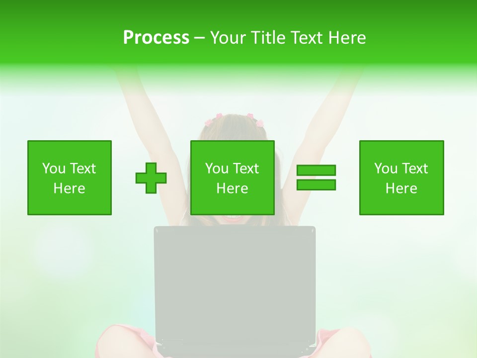 Computer Cheerful Outdoor PowerPoint Template